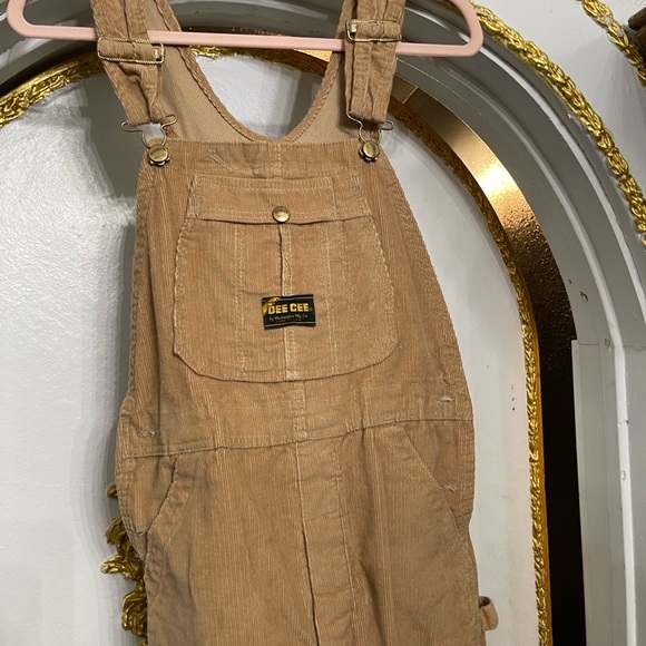 Vintage 80s DeeCee Cord Overalls Authentic Vintage Street Wear Size 28” - Picture 5 of 12